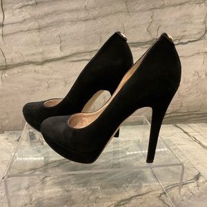 Michael Kors Suede Platform Heels. 7.5 very good condition.